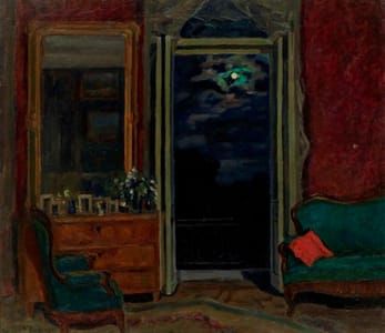 Artwork Title: Moonlit Interior