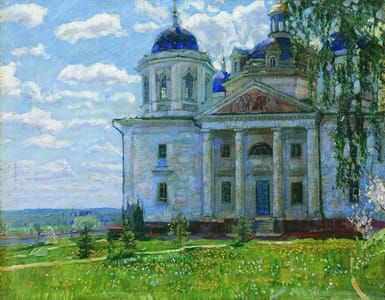 Artwork Title: Landscape with Church