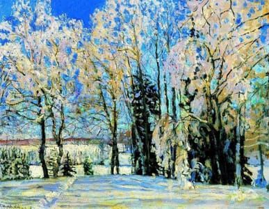 Artwork Title: Свежий снег (New Snow)