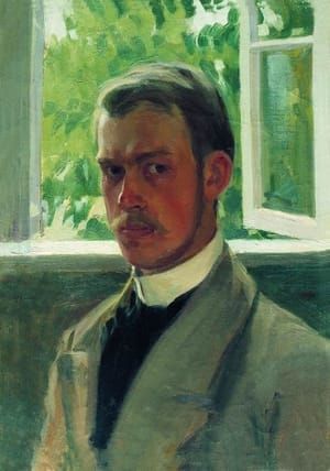 Artwork Title: Near the Window. Self portrait at age 21