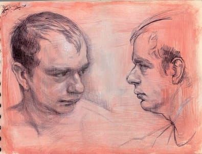 Artwork Title: Double Self Portrait