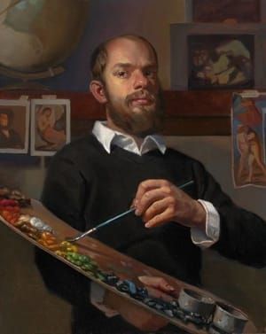 Artwork Title: Self Portrait with Palette
