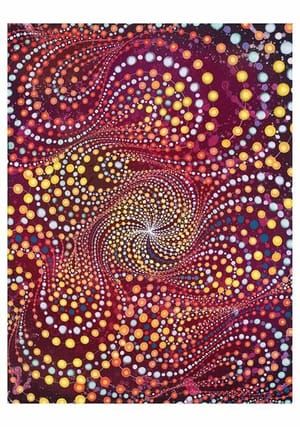 Artwork Title: Red Yellow Swoop