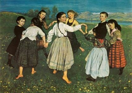 Artwork Title: Children Dancing in a Ring