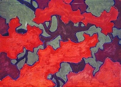 Artwork Title: Autumn Maple Circa 1915