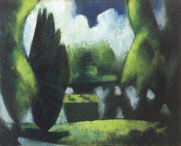 Artwork Title: The Pond, Garsington