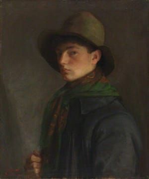 Artwork Title: Self Portrait with Fishing Cap