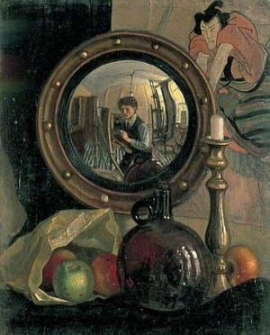 Artwork Title: Still Life With Self Portrait