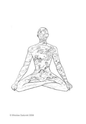 Artwork Title: Meditating (Medytujący)