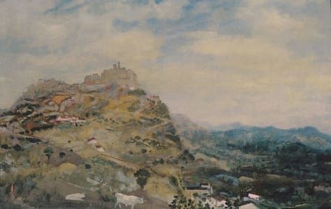 Artwork Title: Italian Hill Town