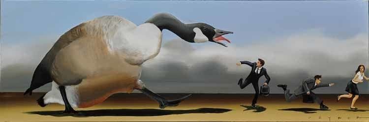 Artwork Title: Wild Goose Chase