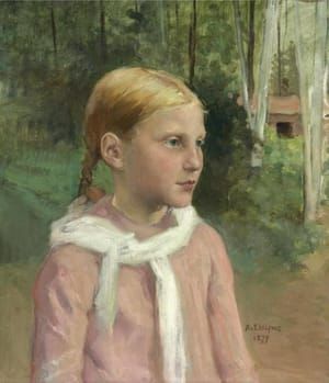Artwork Title: Fio in the woods