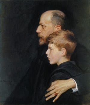 Artwork Title: Portrait of Pietro and Mario Krohn