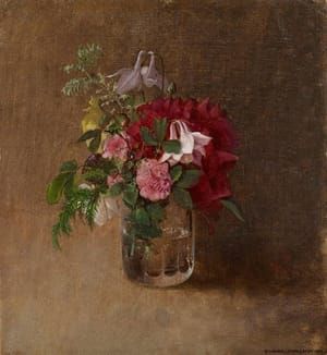 Artwork Title: Flowers in a Glass