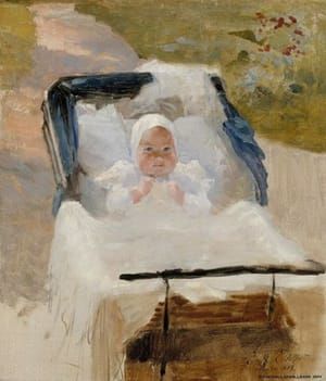 Artwork Title: The Artist´s Son Erik in his Perambulator