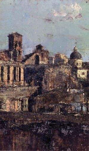 Artwork Title: Italian Town View