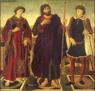Artwork Title: Altarpiece of the SS Vincent James and Eustace