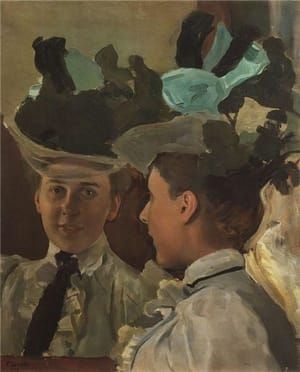 Artwork Title: Lady at the Mirror