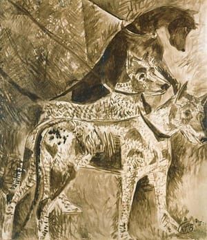 Artwork Title: Three Dogs