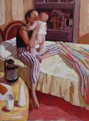 Artwork Title: Moeder met kind (Mother and Child)