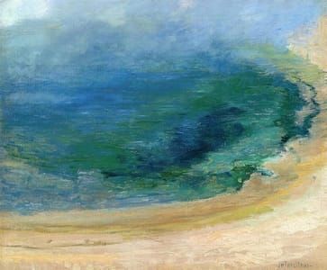 Artwork Title: Edge of the Emerald Pool, Yellowstone
