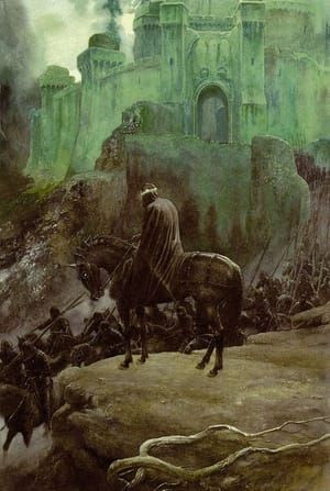 Artwork Title: The Witch-King at Minas Morgul
