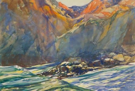 Artwork Title: High Tide, Narrow Cove. Ogunquit, Maine