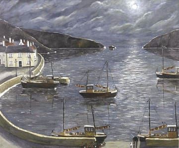 Artwork Title: The Moon - The Sea