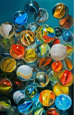 Artwork Title: Knikkers (Marbles)