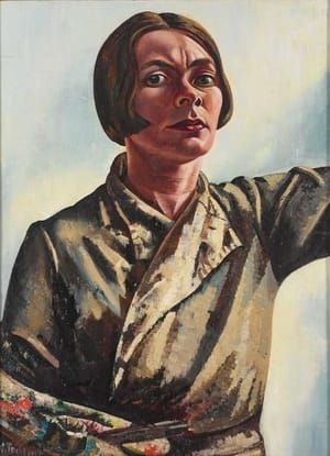Artwork Title: Self Portrait with Palette