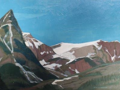 Artwork Title: Above Cameron Lake, AB