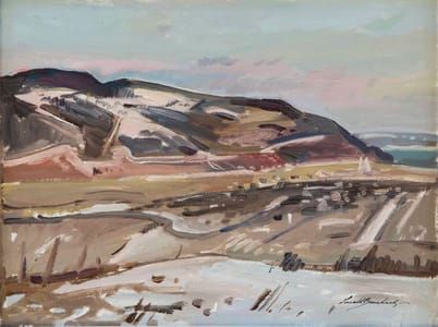 Artwork Title: November Afternoon - Baie St. Paul Quebec