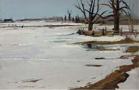 Artwork Title: March Afternoon Near Huntingdon, QC