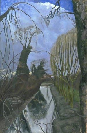 Artwork Title: The Moat, Grange Farm, Kimble