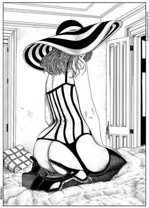 Artwork Title: L'inconnue Au Chapeau