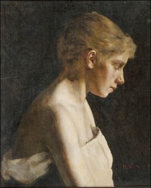 Artwork Title: Sairas tyttö  (The Sick Girl)