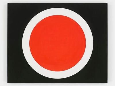 Artwork Title: Black and Red Circle