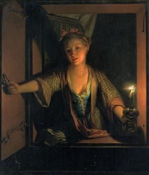 Artwork Title: A Girl at the Window