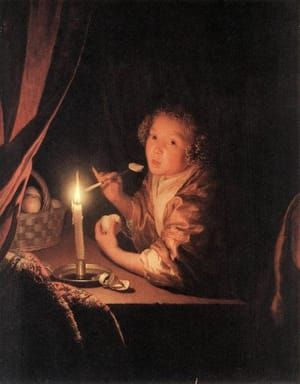 Artwork Title: Girl Eating an Apple