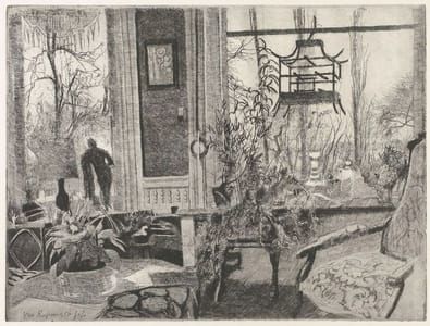 Artwork Title: Interior with a Birdcage