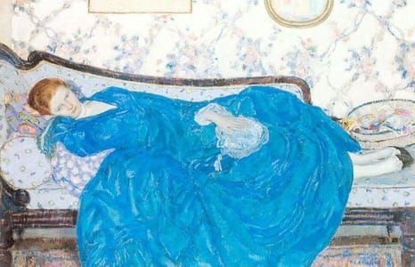 Artwork Title: The Blue Gown
