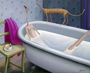 Artwork Title: In the Tub