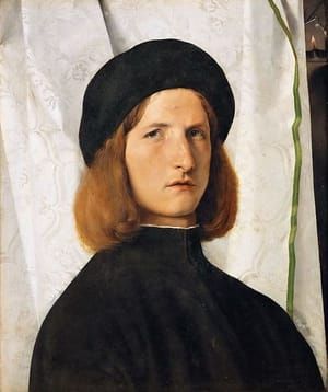Artwork Title: Portrait of a Young Man with a Lamp i