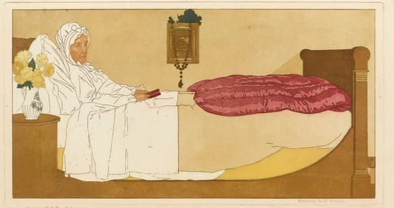 Artwork Title: Inhabitants of Nemours, La Convalescente