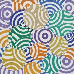 Artwork Title: Interférences polychromes (No. 636)