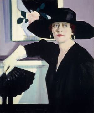 Artwork Title: Portrait of a Lady in Black