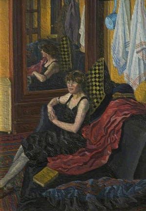 Artwork Title: The French Novel (also known as The Mirror)