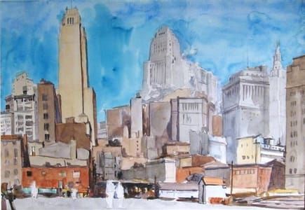 Artwork Title: Downtown New York