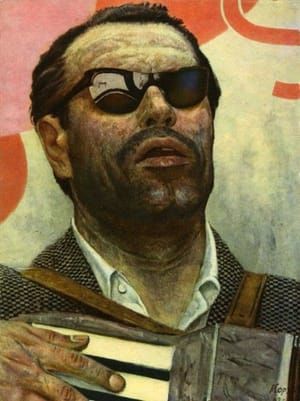 Artwork Title: The Street Singer (From the Burnt by the Fire of War series)