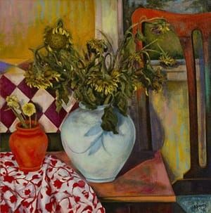 Artwork Title: Still Life with Old Sunflowers